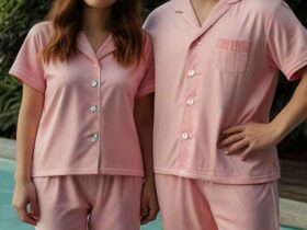 Couple matching sleepwear